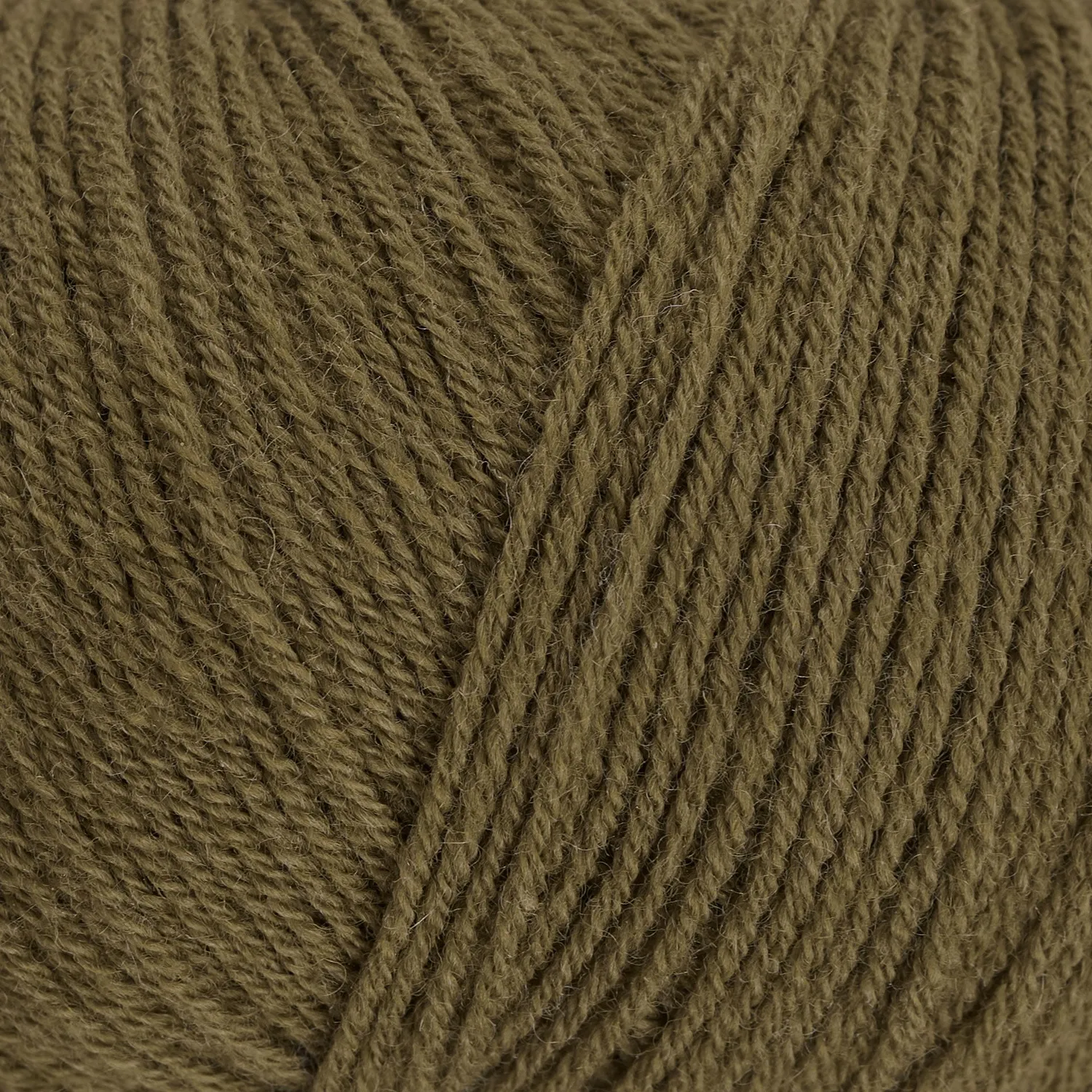 Knitting for Olive Merino Green Ocher Wolle 50g erdiggrün