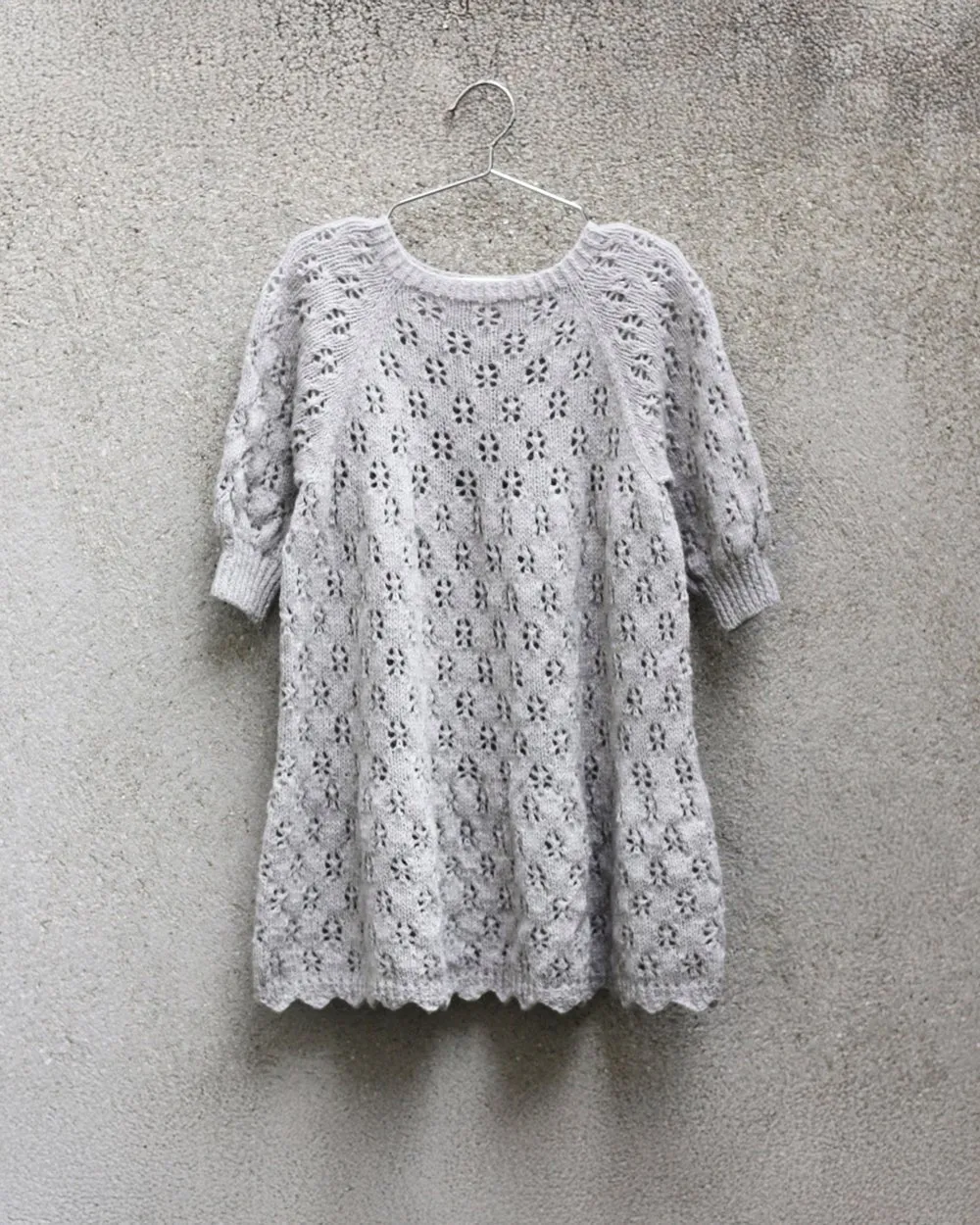 Knitting for Olive Margherita Dress Strickanleitung Kinder Lochmuster