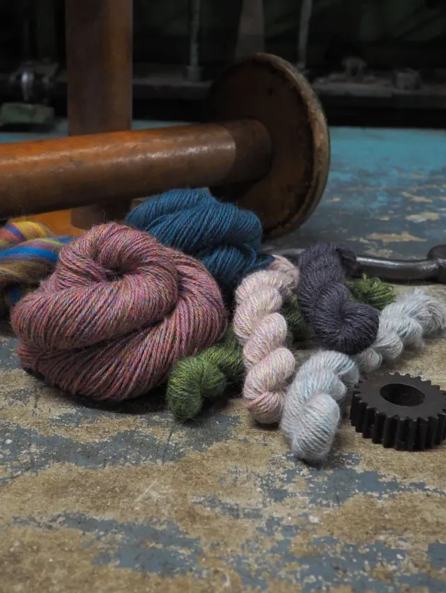 John Arbon Appledore Aran Strickwolle Fair Maid 100g robust