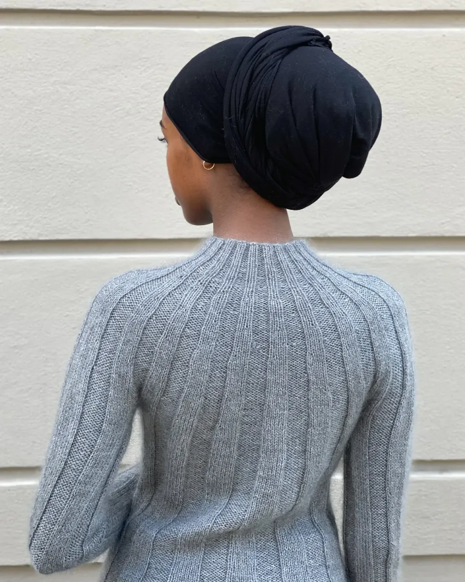 Knitting for Olive Infinity Rib Bluse Anleitung deutsch XS-4XL