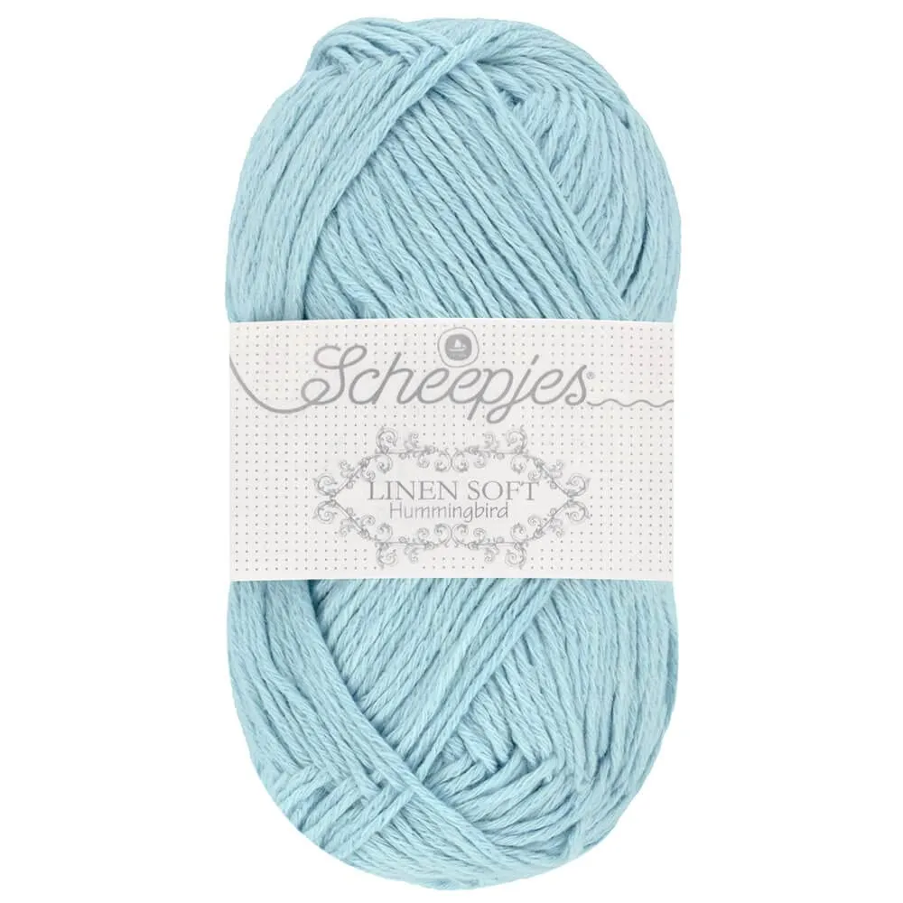 Scheepjes Linen Soft 619 Häkelgarn 50g grau matt