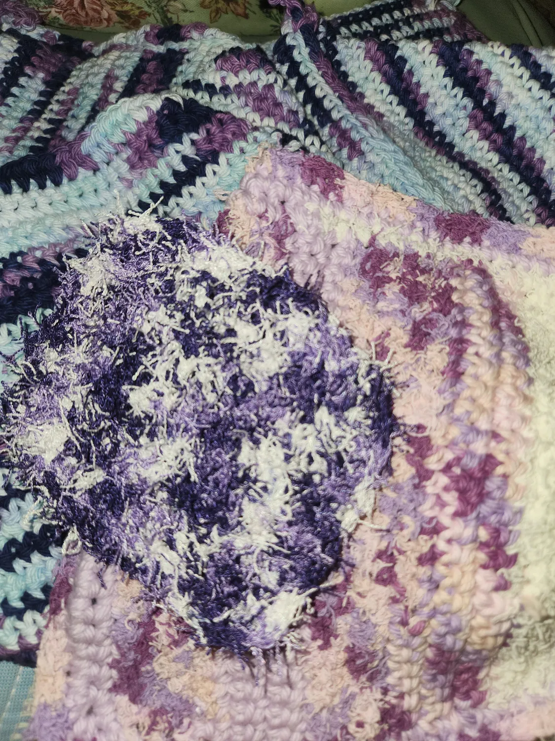 Bernat Handicrafter Cotton Baumwollgarn Lemon Swirl saugfähig
