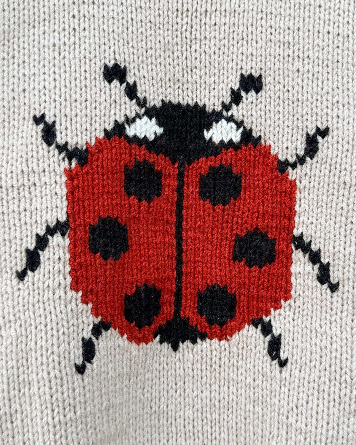 Knitting for Olive Ladybug Sweater Strickanleitung Kinder Deutsch