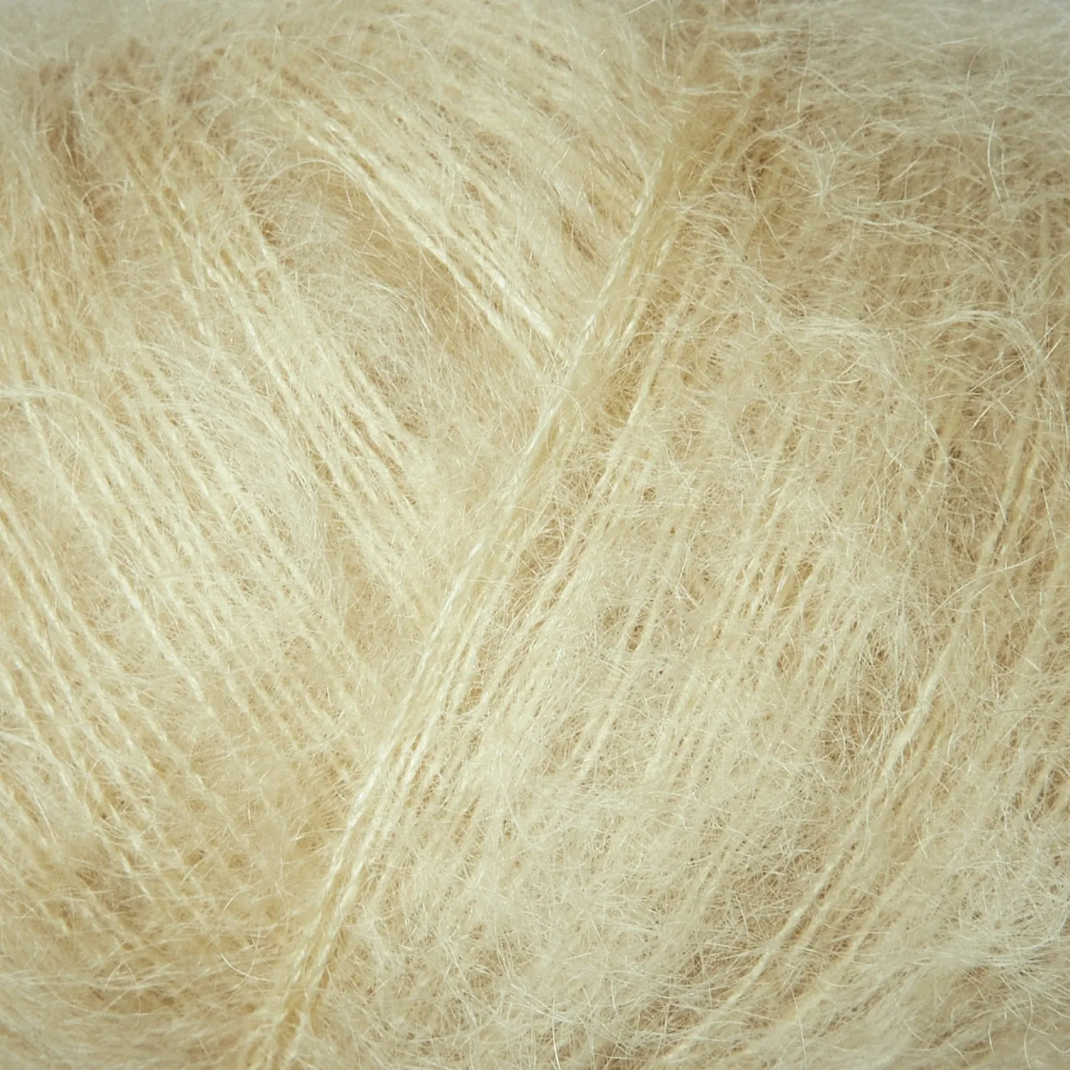 Knitting for Olive Soft Silk Mohair Dusty Banana Wolle 25g