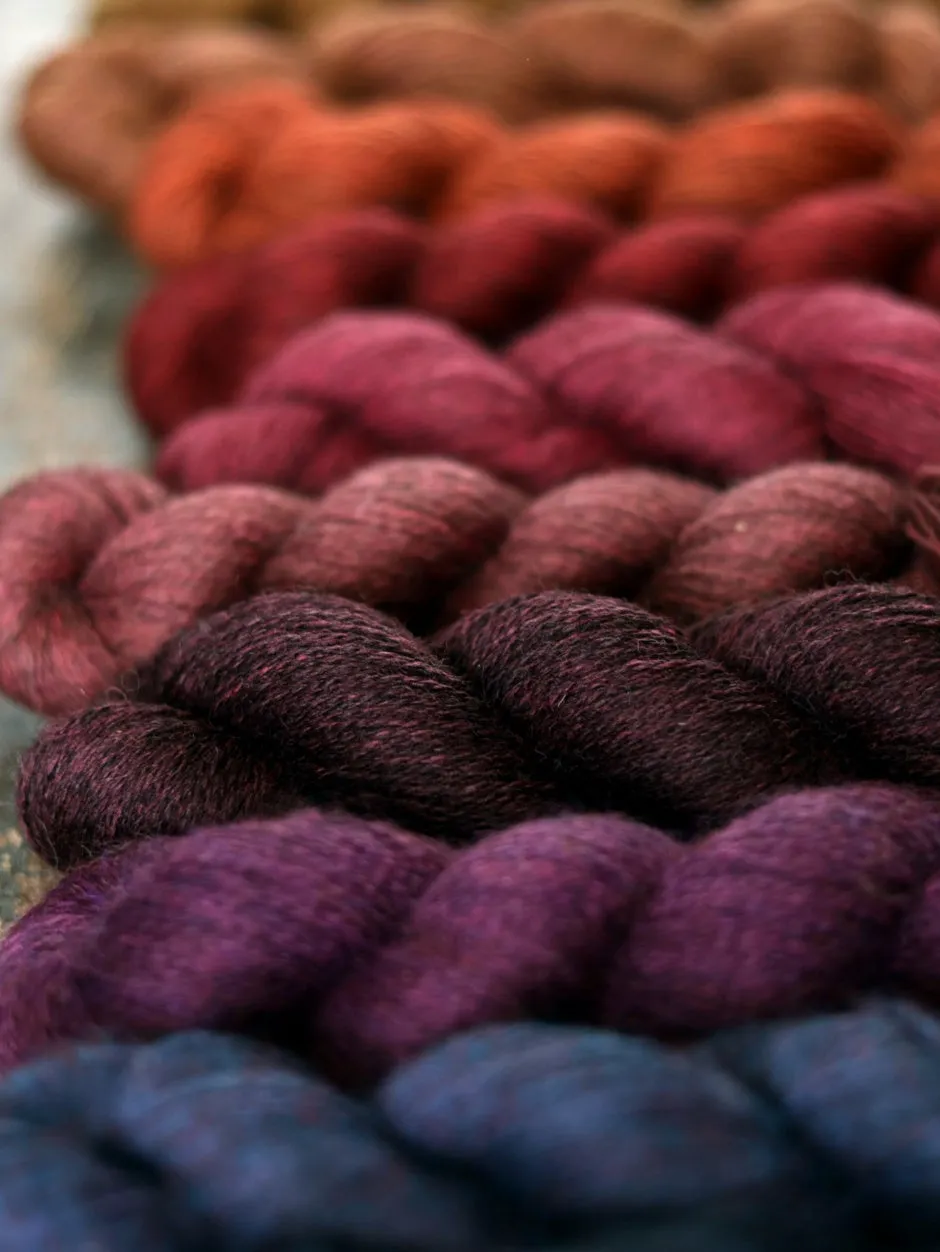 John Arbon Harvest Hues Worsted Wolle 100g meliert Herbst