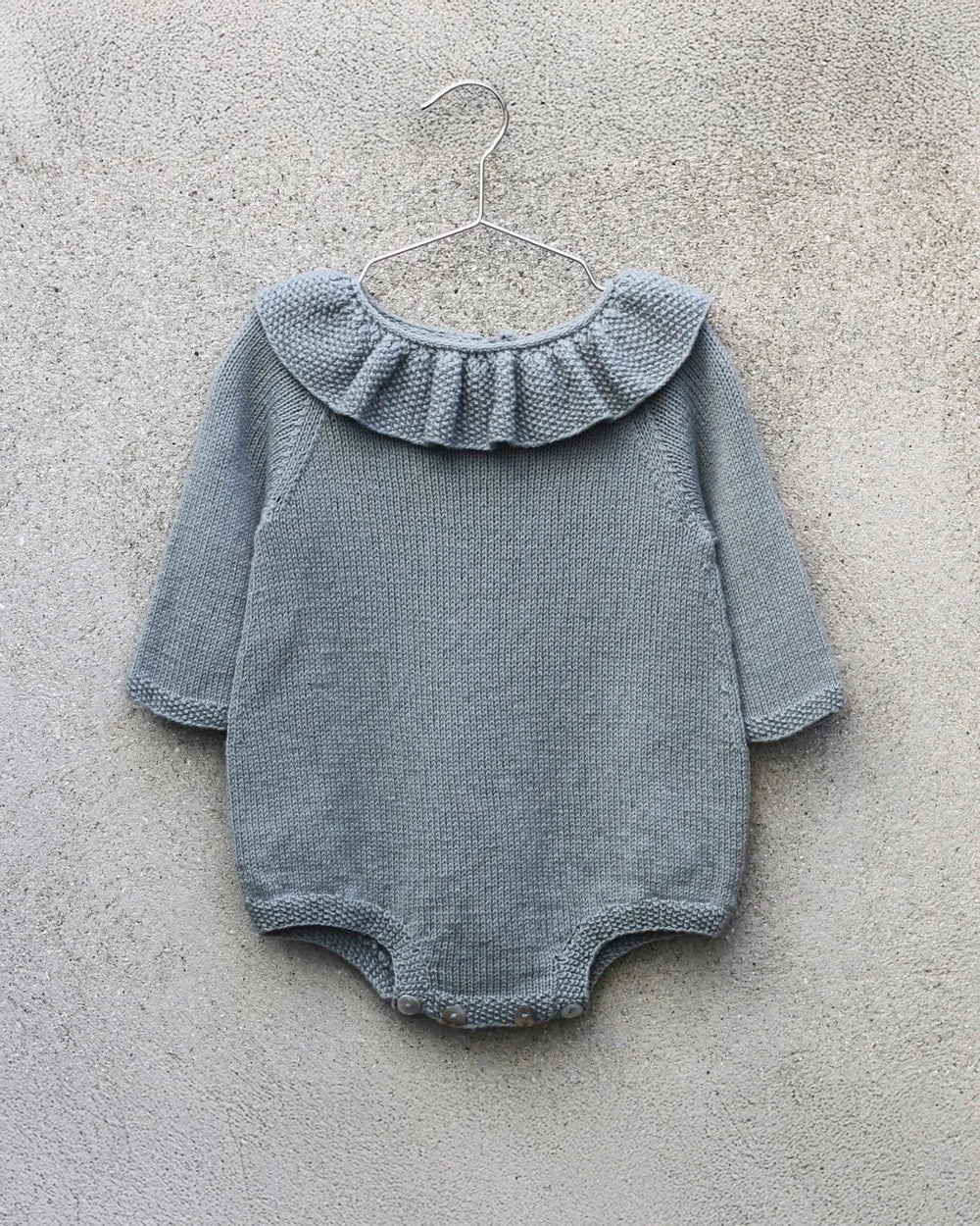 Knitting for Olive Pearl Romper Anleitung Deutsch 1-24 Monate