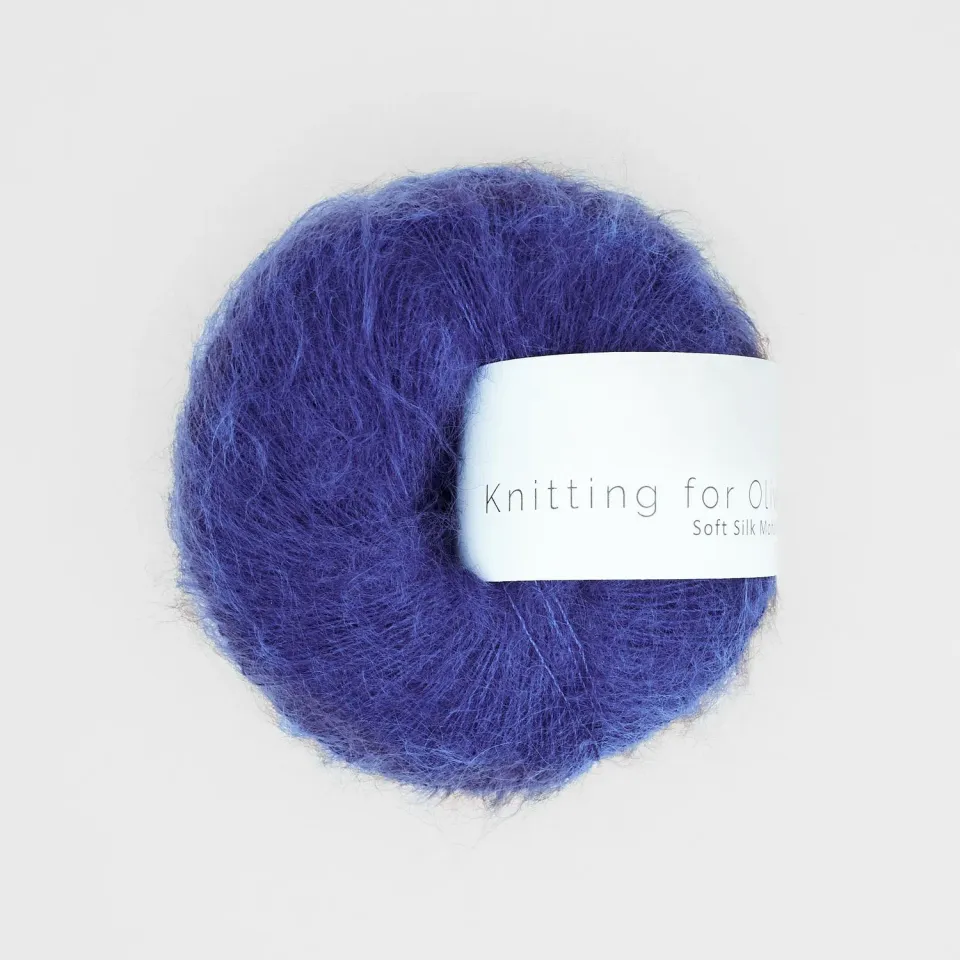 Knitting for Olive Soft Silk Mohair Wolle French Anemone 25g