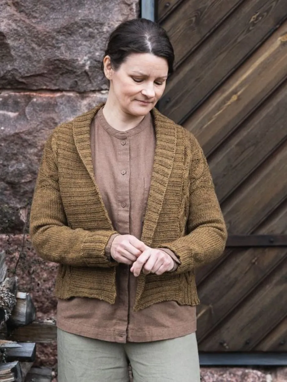 John Arbon Loue Cardigan Strickkit Gerste Größe 1-2