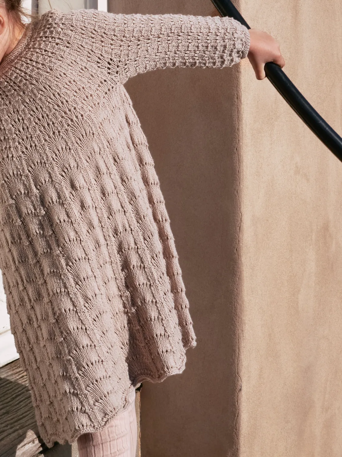 Knitting for Olive Barbroe Dress Strickanleitung deutsch Lochmuster