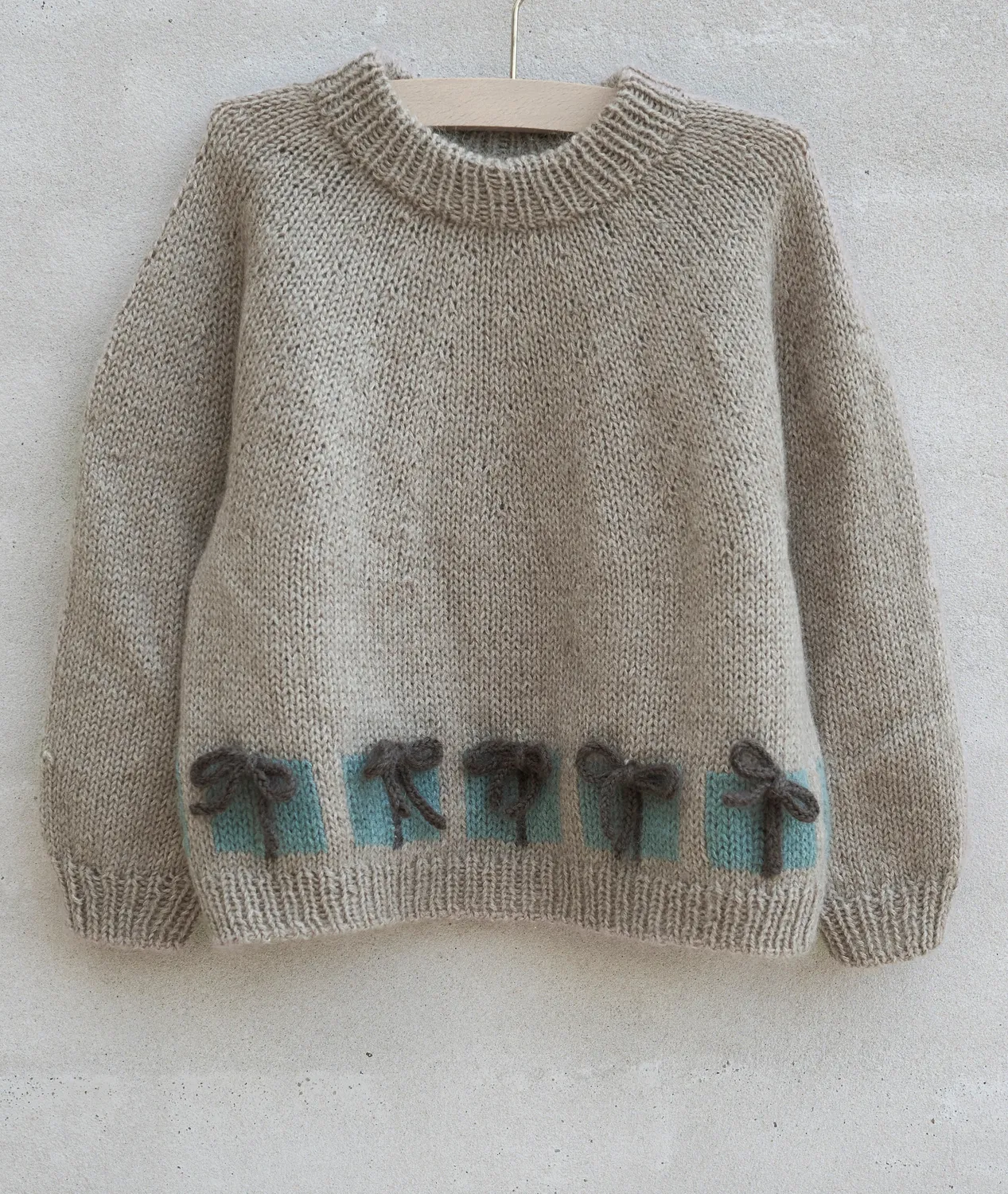 Knitting for Olive Christmas Morning Sweater Strickanleitung Kinder