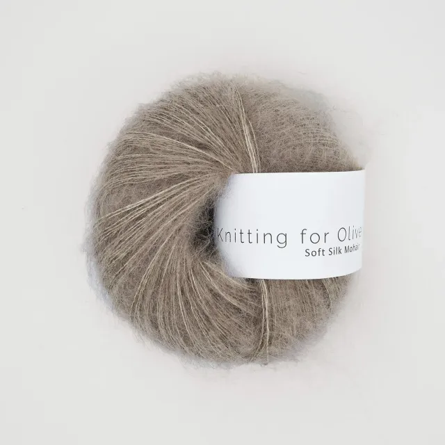 Knitting for Olive Soft Silk Mohair Cardamom 25g Braun