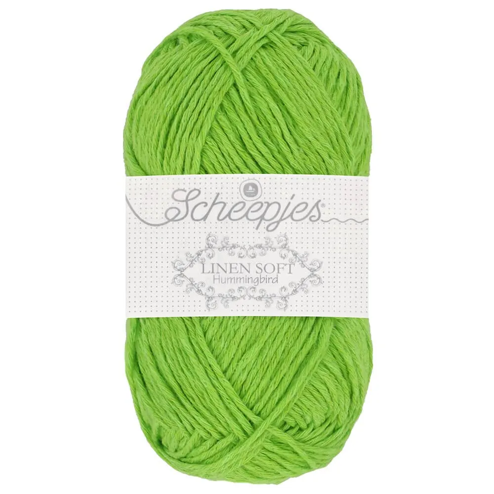 Scheepjes Linen Soft 619 Häkelgarn 50g grau matt