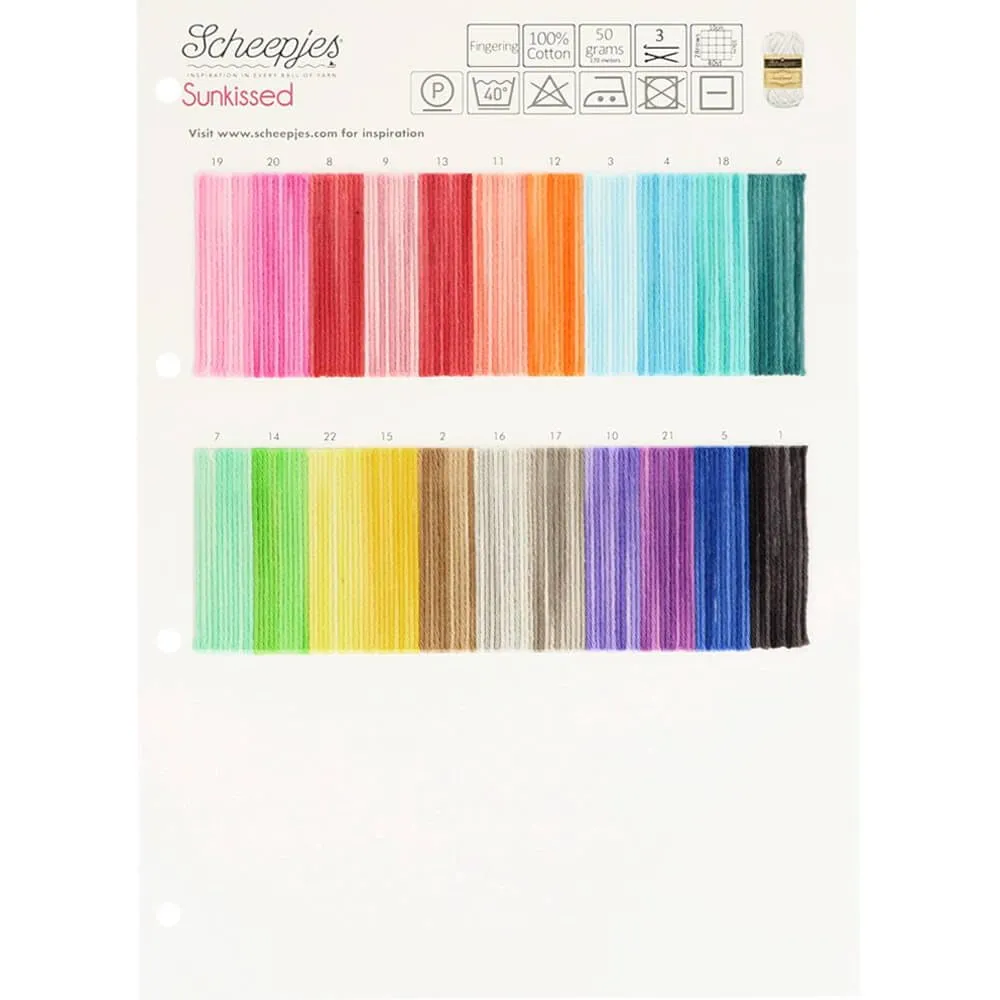 Scheepjes Softfun Aquarel Denim Farbkarte 1 Stück