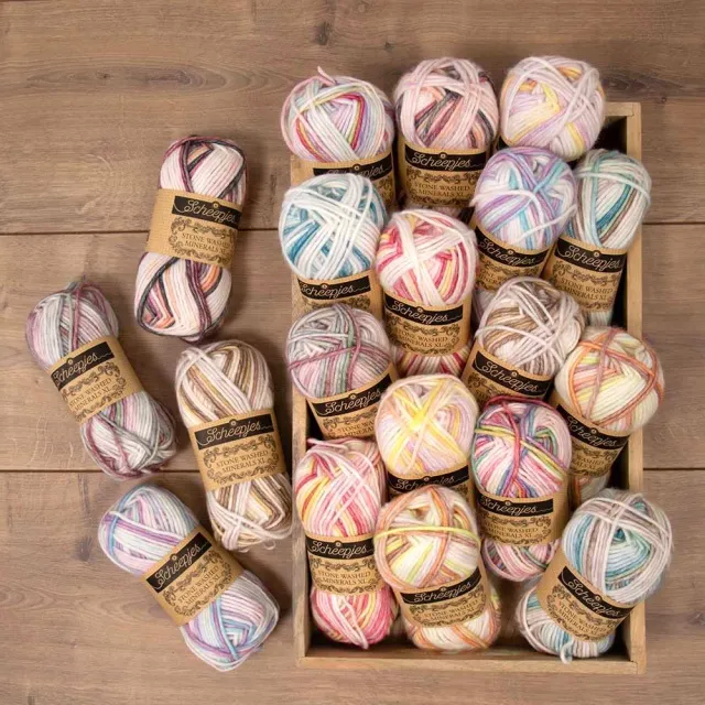 Scheepjes Stone Washed XL Minerals Garn-Set 5x50g Baumwollmix