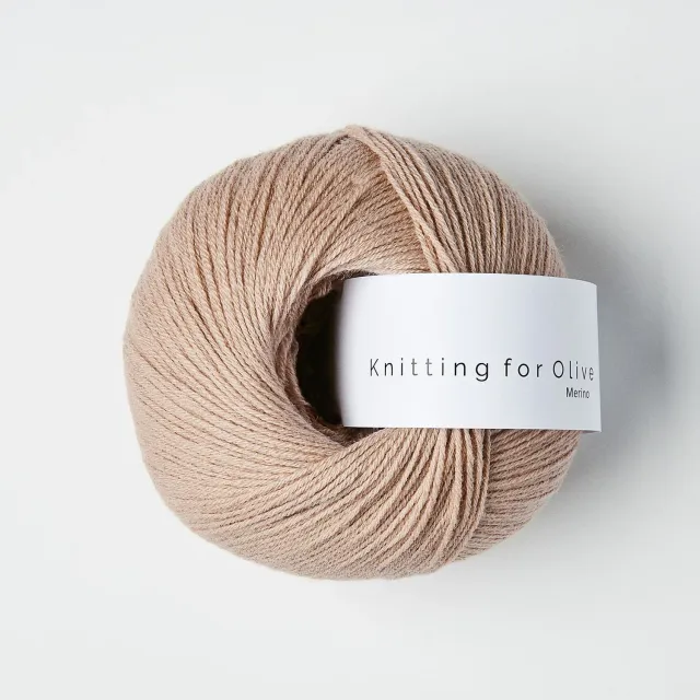 Knitting for Olive Merino Wolle Mushroom Rose beige