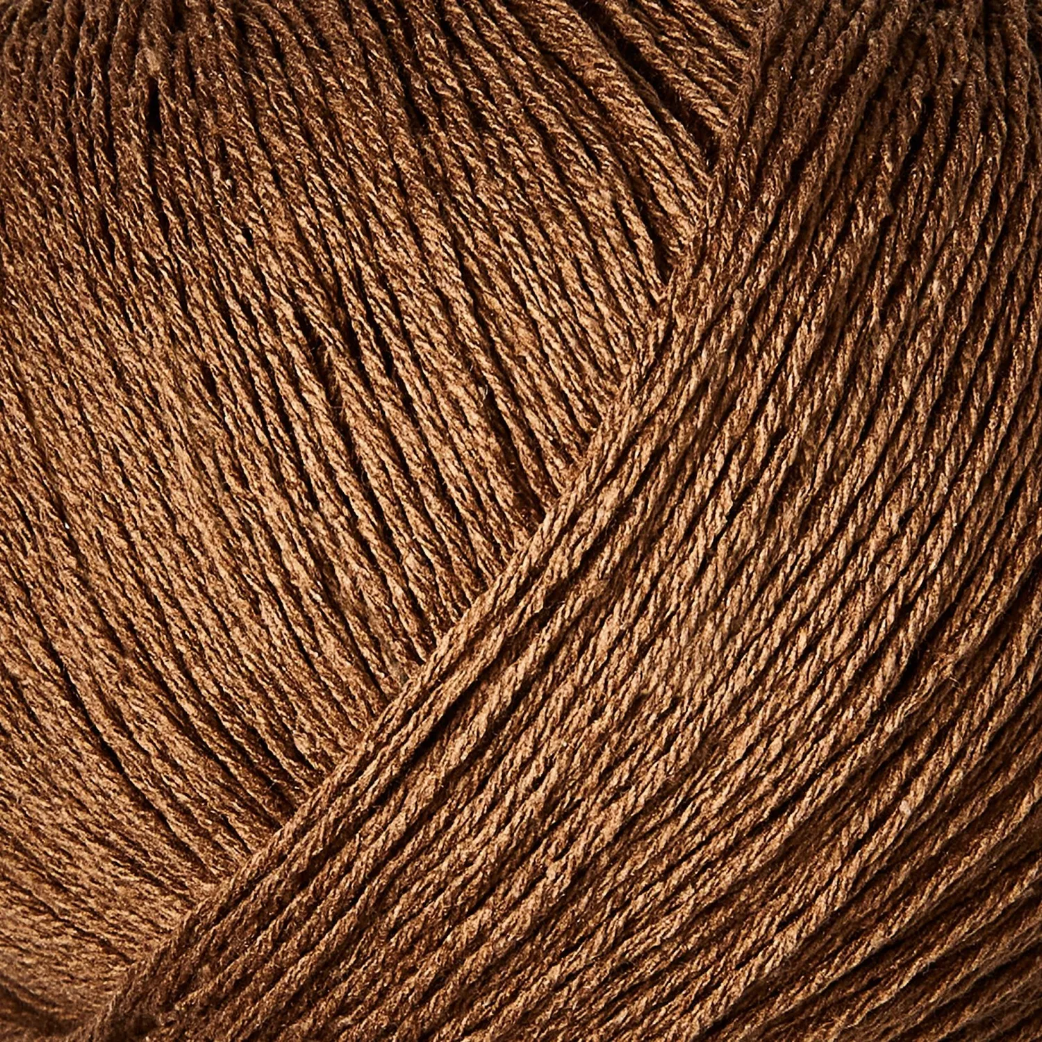 Knitting for Olive Pure Silk Seidengarn Dark Cognac warmes Braun