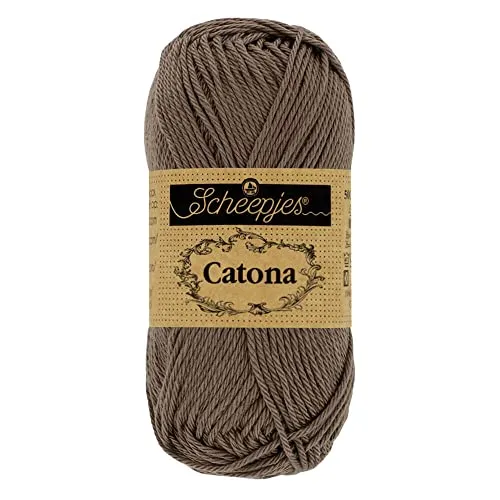 Scheepjes Catona 507 Chocolate Garn 50g mercerisiert