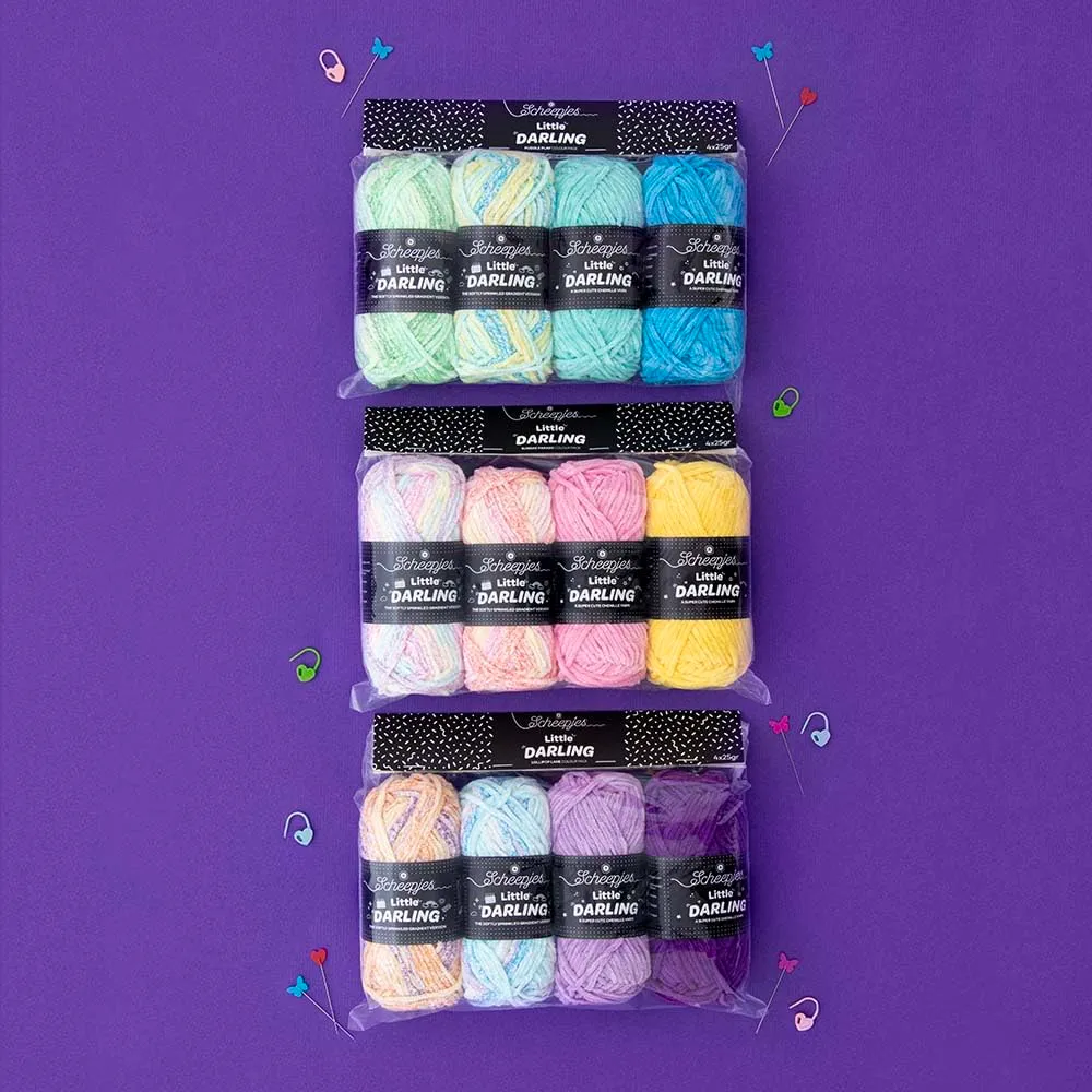 Scheepjes Little Darling Sprinkled Gradient Wolle Sundae Parade 4x25g