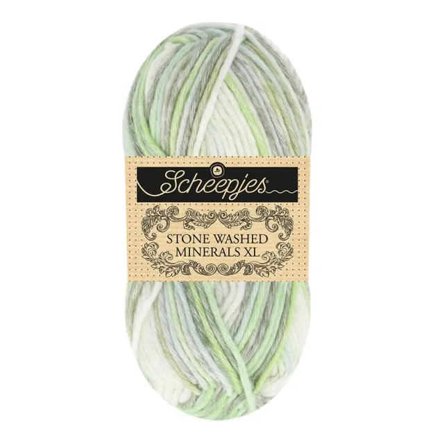 Scheepjes Stone Washed XL Minerals 916 Peridot 50g meliert