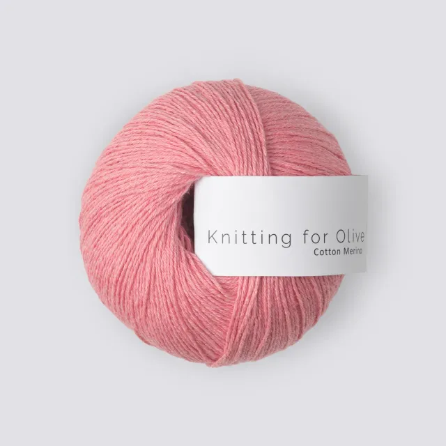 Knitting for Olive Cotton Merino Wolle Strawberry Icecream hellrosa