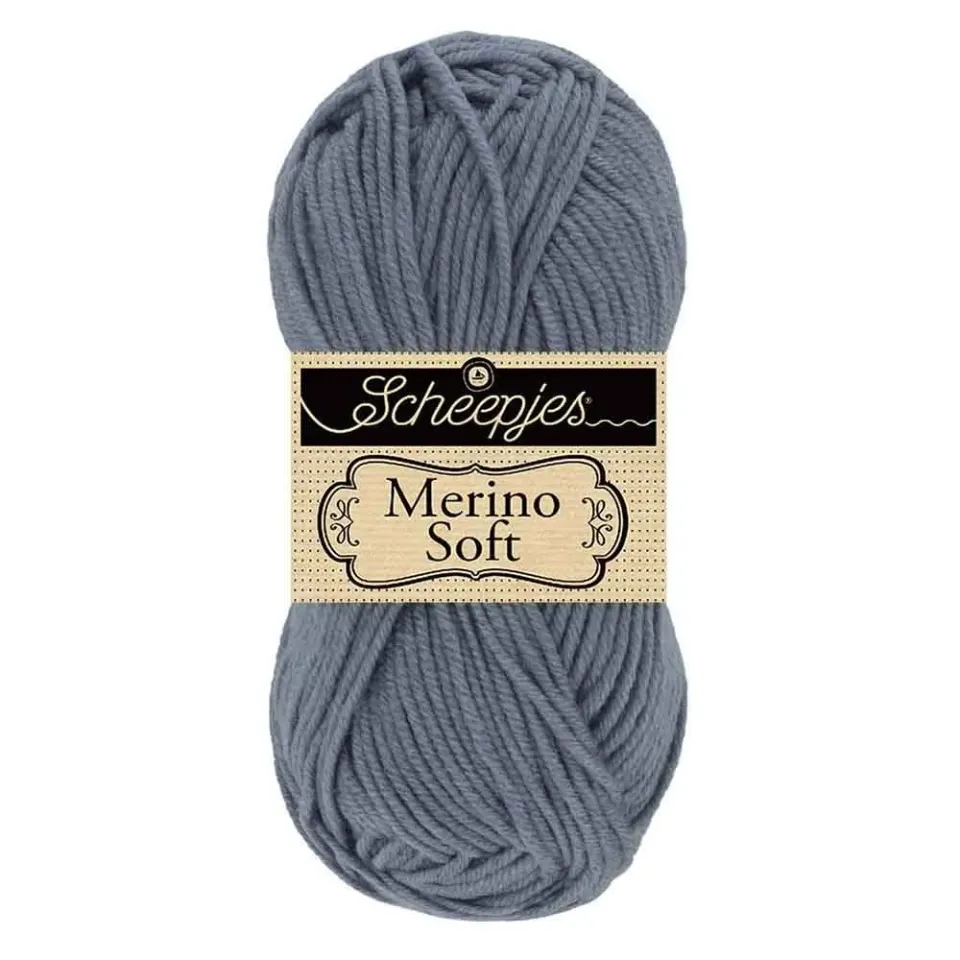 Scheepjes Merino Soft 613 Giotto Strickwolle 50g blau