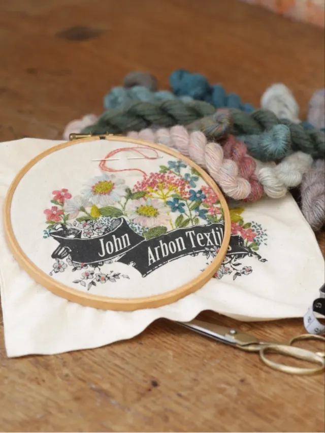 John Arbon Appledore Stickkit Sampler 12 Farben Sticken