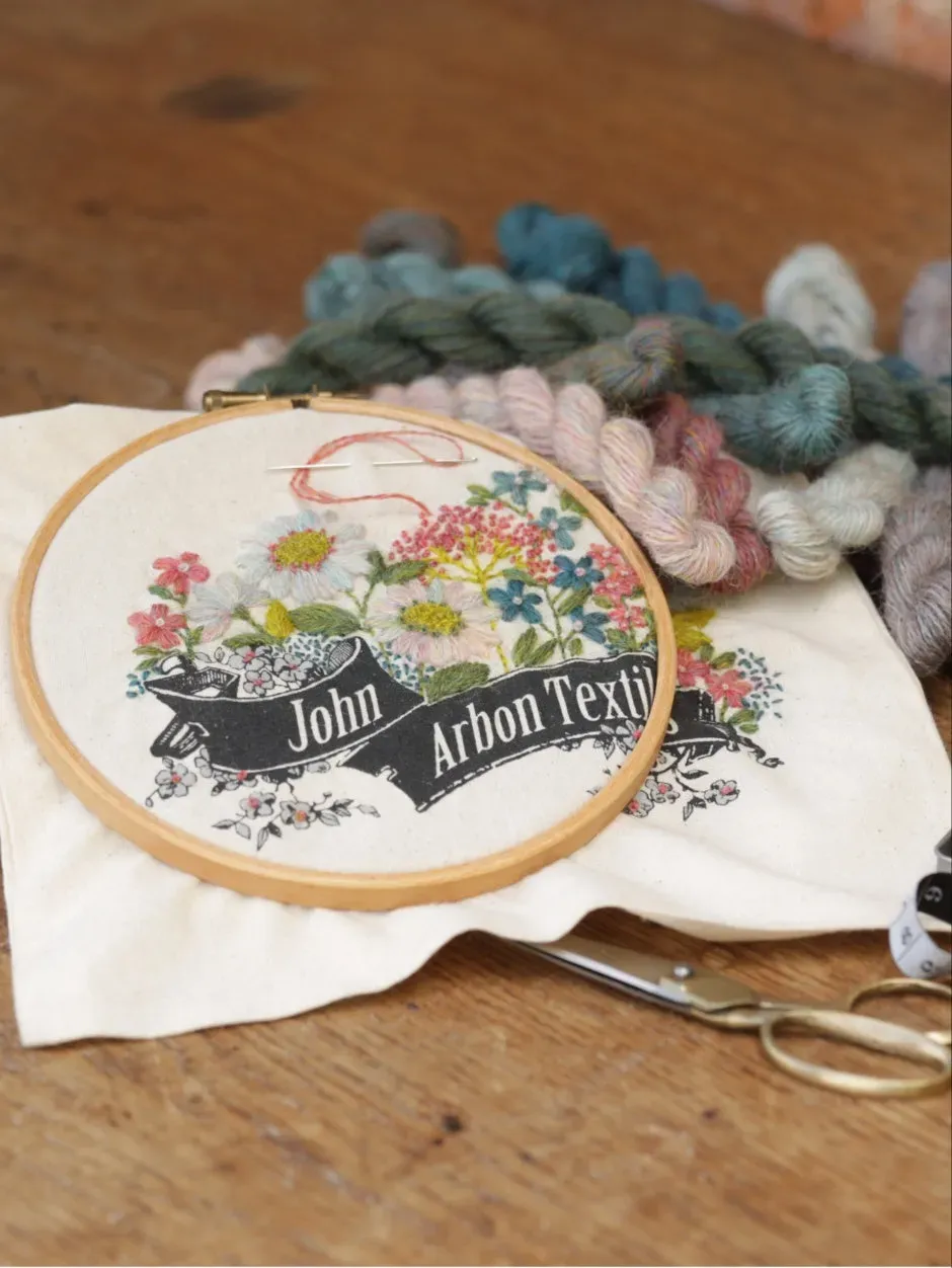 John Arbon Appledore Stickkit Sampler 12 Farben Sticken