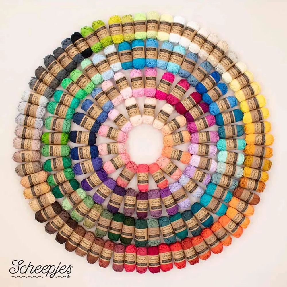 Scheepjes Catona 105 Braut Weiß Baumwollgarn 25g weiß