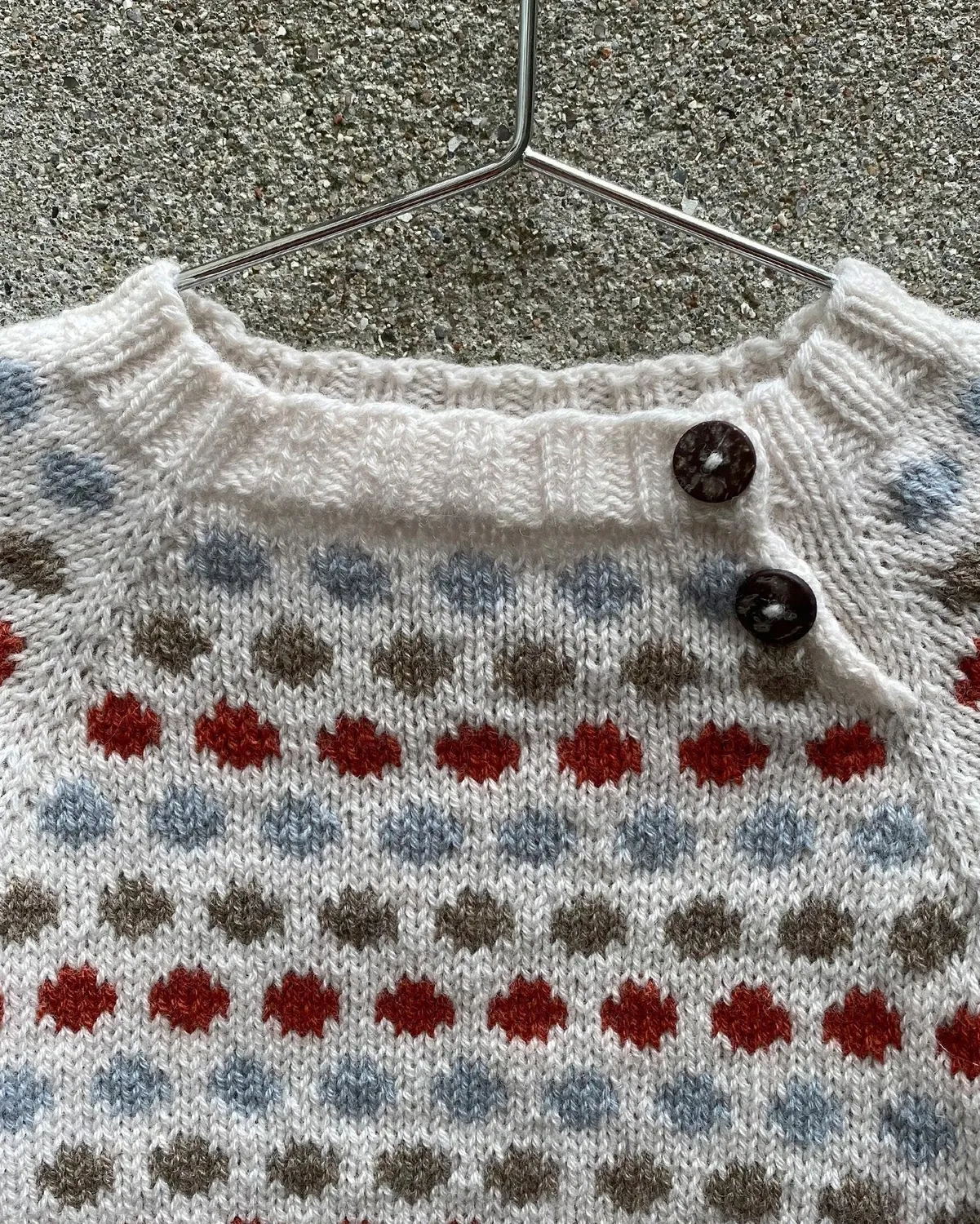 Knitting for Olive Dot Sweater Baby Strickanleitung 3-24 M