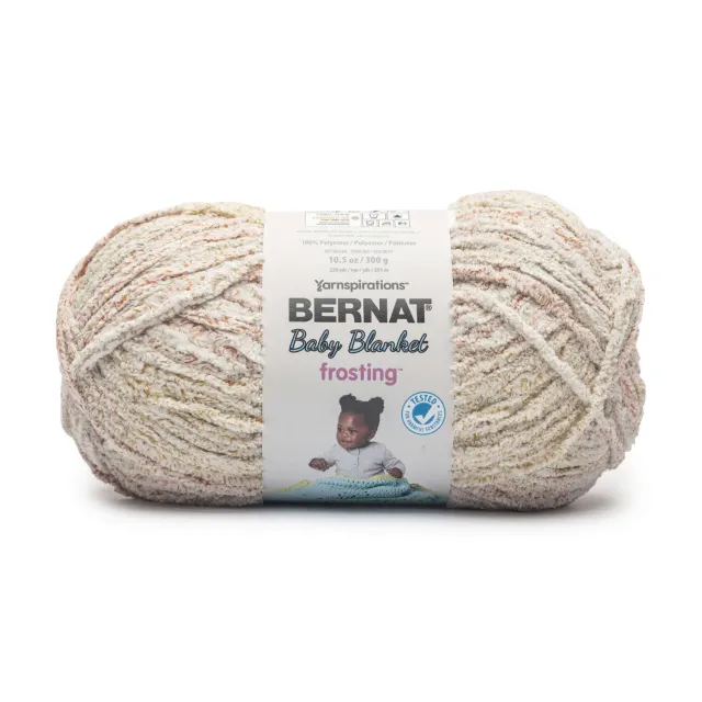Bernat Baby Blanket Frosting Chenillewolle 300g Seaside samtweich