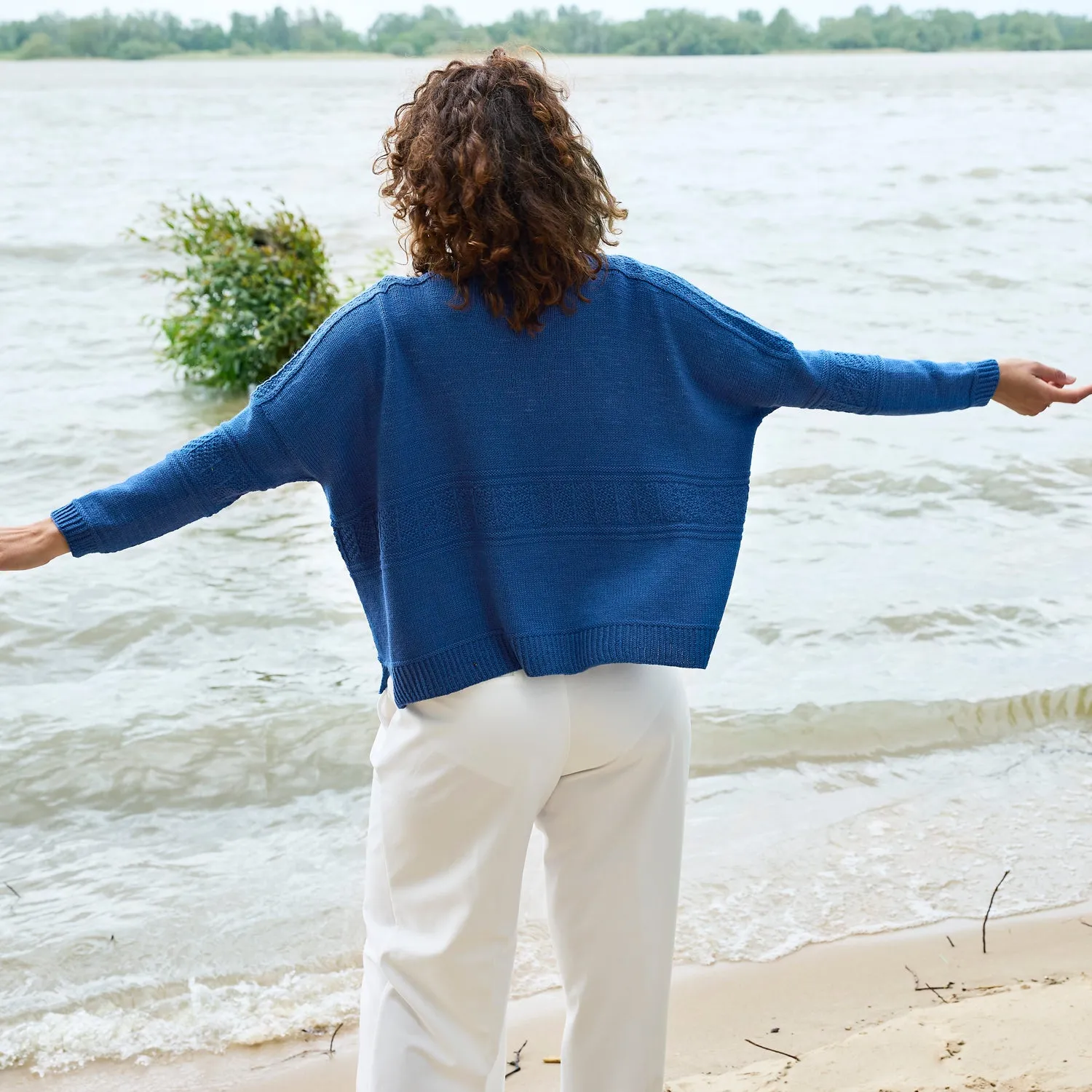 Rosy Green Wool Dieci Pullover Strickanleitung Oversize Deutsch