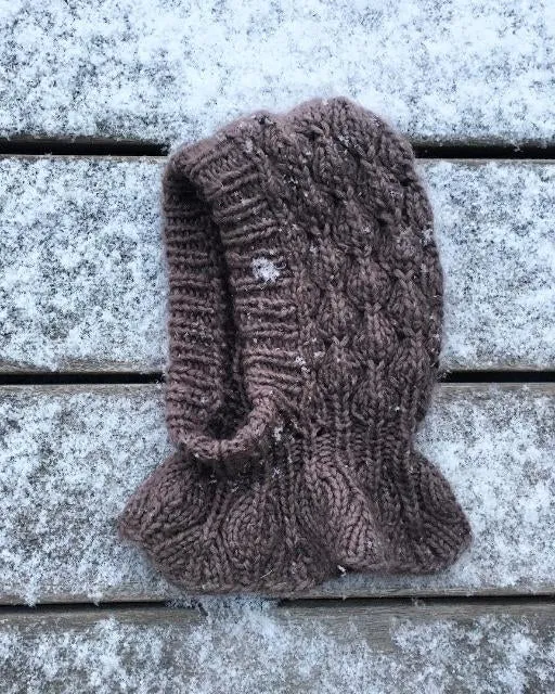 Knitting for Olive Fluffy Winter Balaclava Anleitung Deutsch Kinder