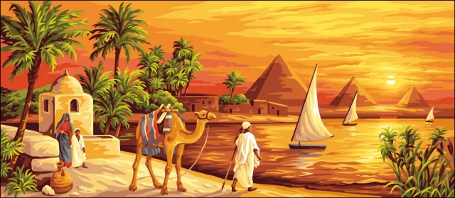 Anchor Royal Paris Along the Nile Gobelincanvas 50x115 cm