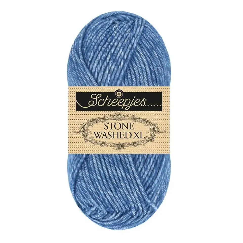 Scheepjes Stone Washed XL 886 Garn Lazurit 50g Baumwolle