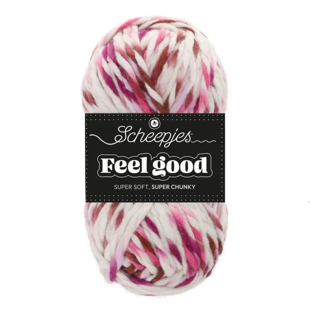 Scheepjes Feel Good 715 Good Vibes Wolle 150g Rotverlauf