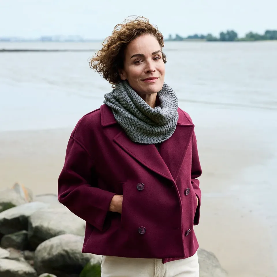 Rosy Green Wool Cloudpath Cowl Strickanleitung Deutsch