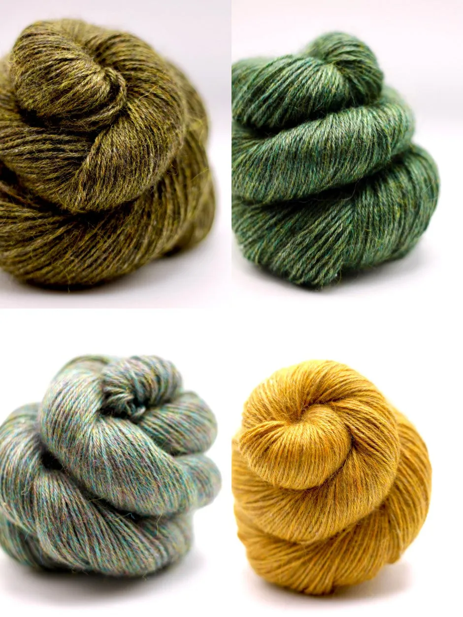 John Arbon Stars in the Sky Tuch Strickkit Warm Browns Gr.1