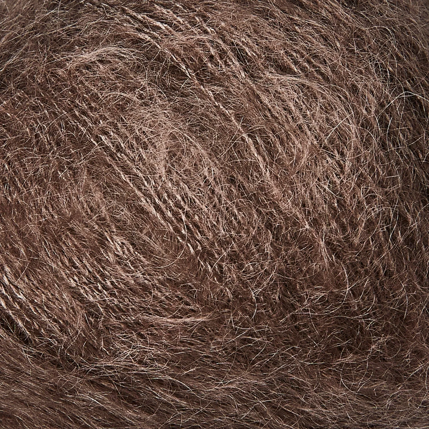 Knitting for Olive Soft Silk Mohair Mohairgarn Plum Clay 25g