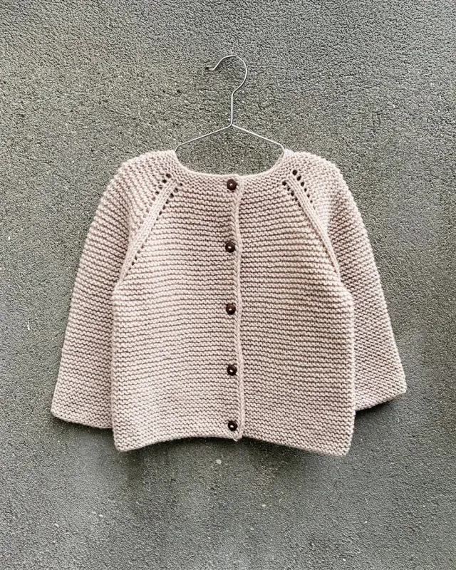 Knitting for Olive Garter Cardigan Strickanleitung Top-down