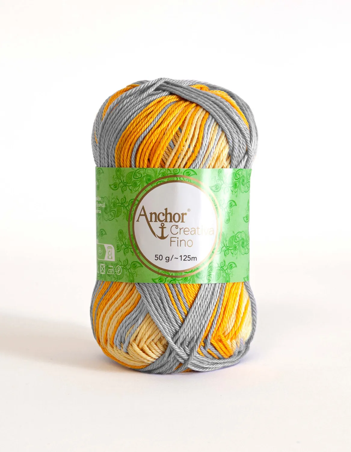 Anchor Creativa Fino Häkelgarn Multicolor Baumwolle 4-fädig