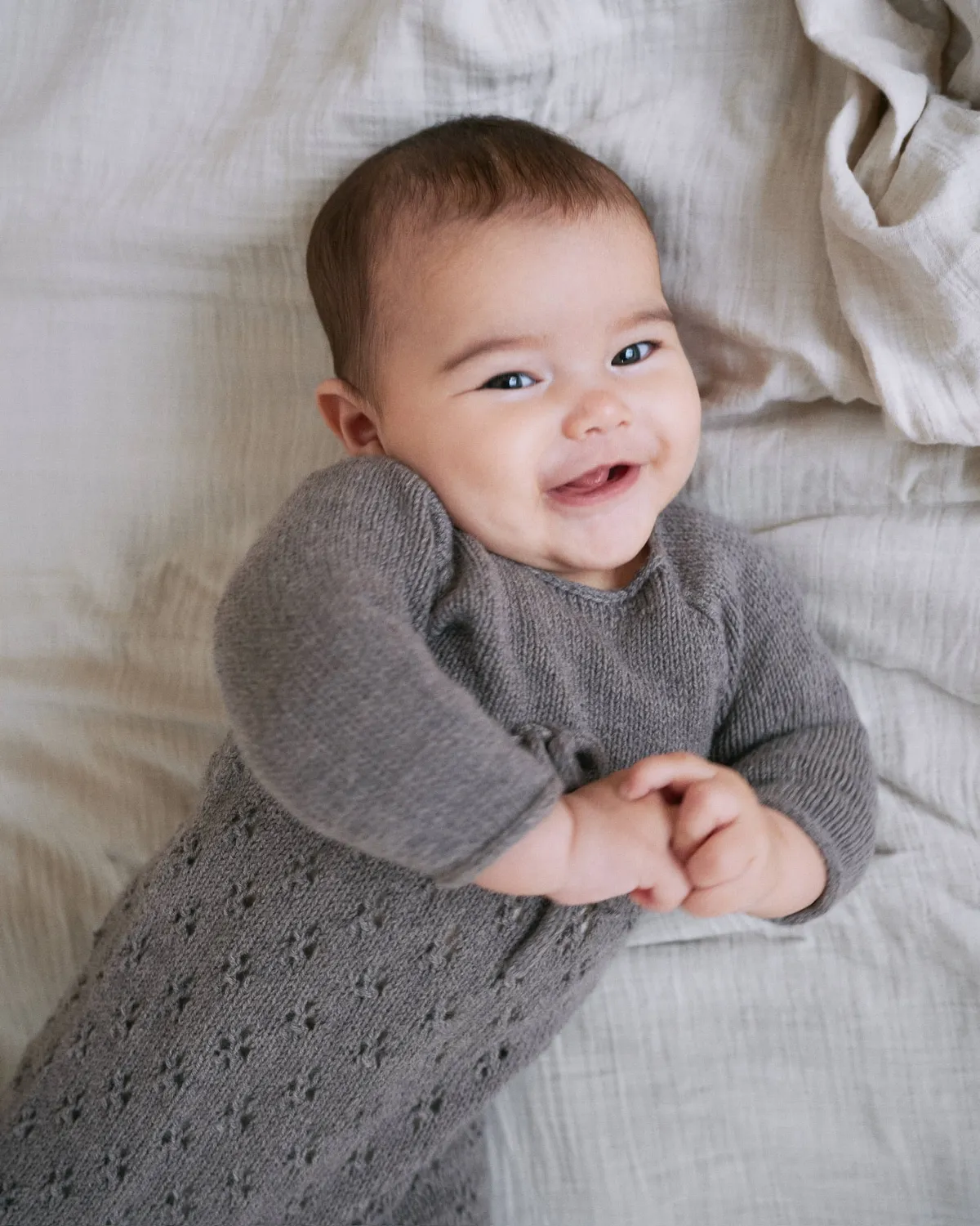 Knitting for Olive Clover Jumpsuit Strickanleitung Baby Kleemuster