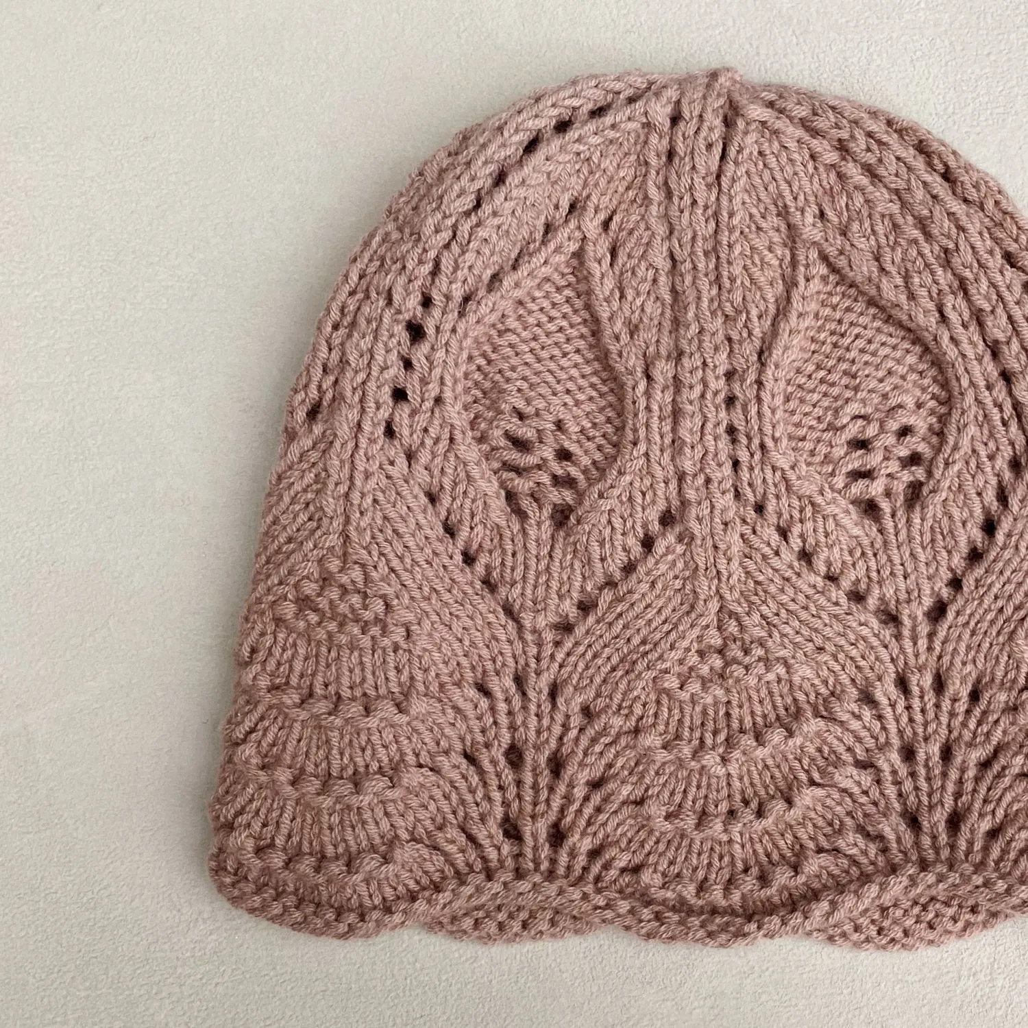 Knitting for Olive Lace Beanie Strickanleitung Lace-Mütze Deutsch