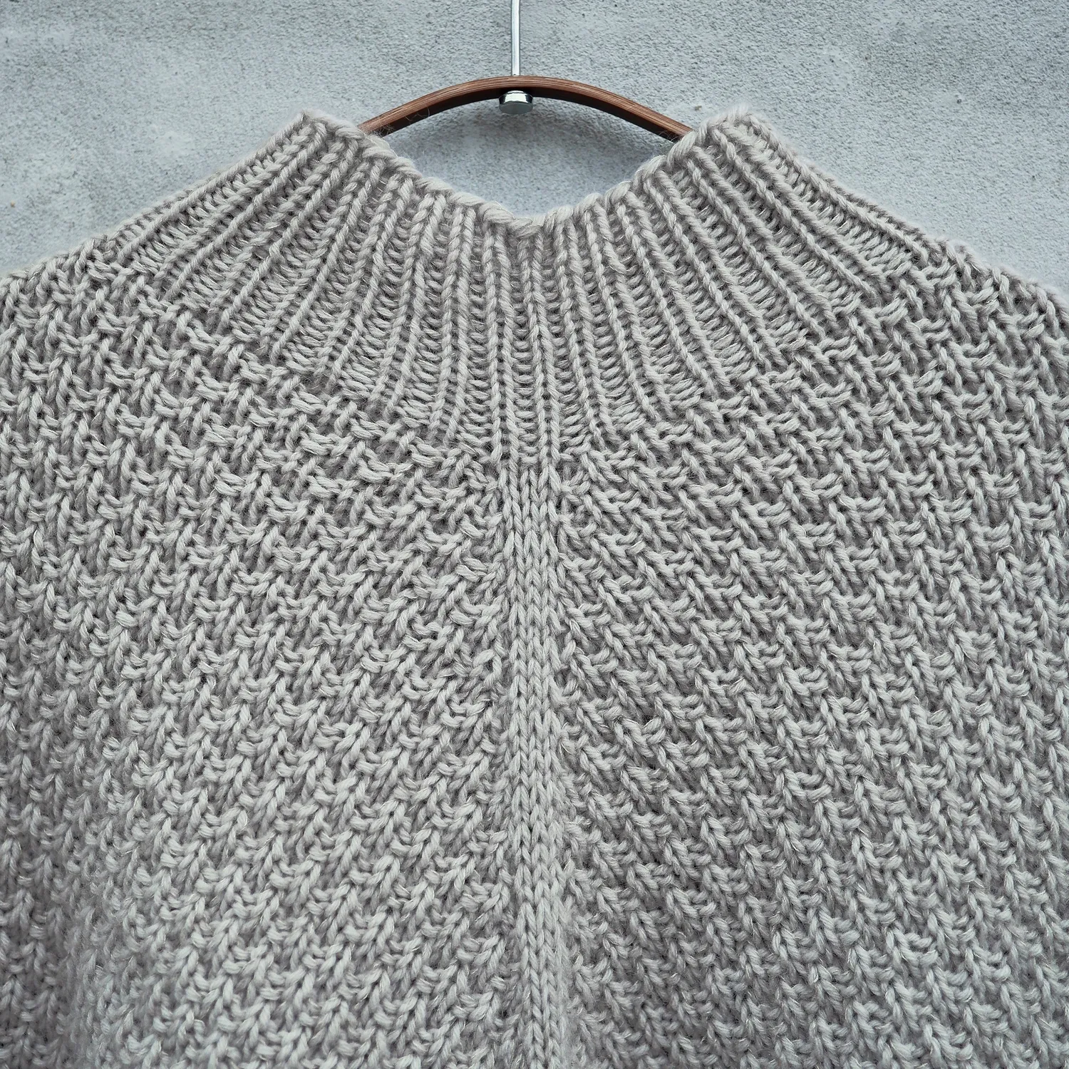 Knitting for Olive Elvira Poncho Strickanleitung Struktur