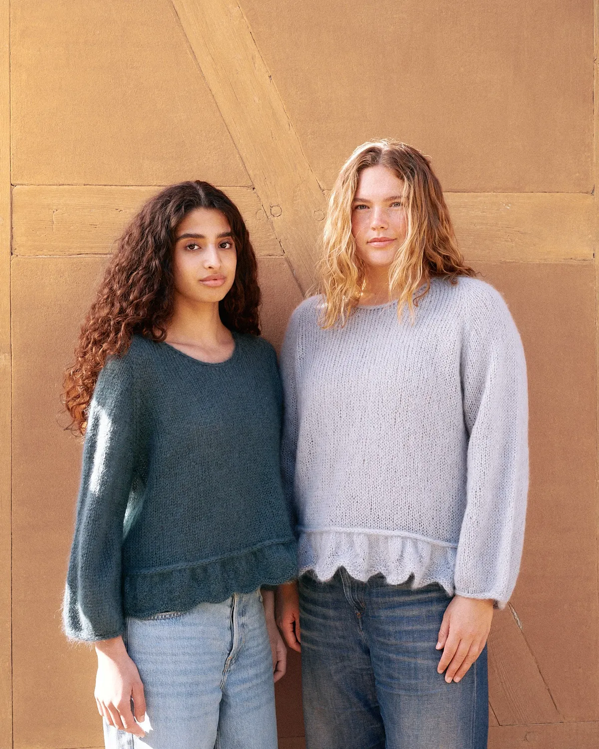 Knitting for Olive Poppy Sweater Strickanleitung Damen Rüsche