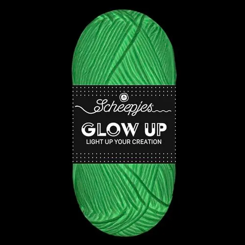 Scheepjes Glow Up Garn 1001 1x50g leuchtend