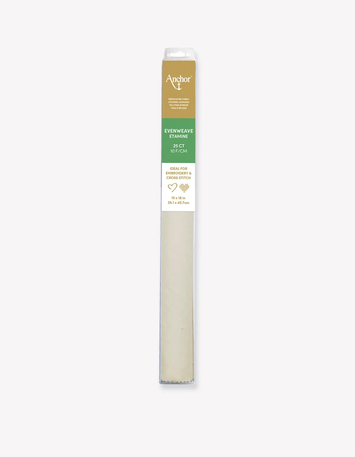 Anchor Evenweave Stickstoff Ecru Small 25 Count
