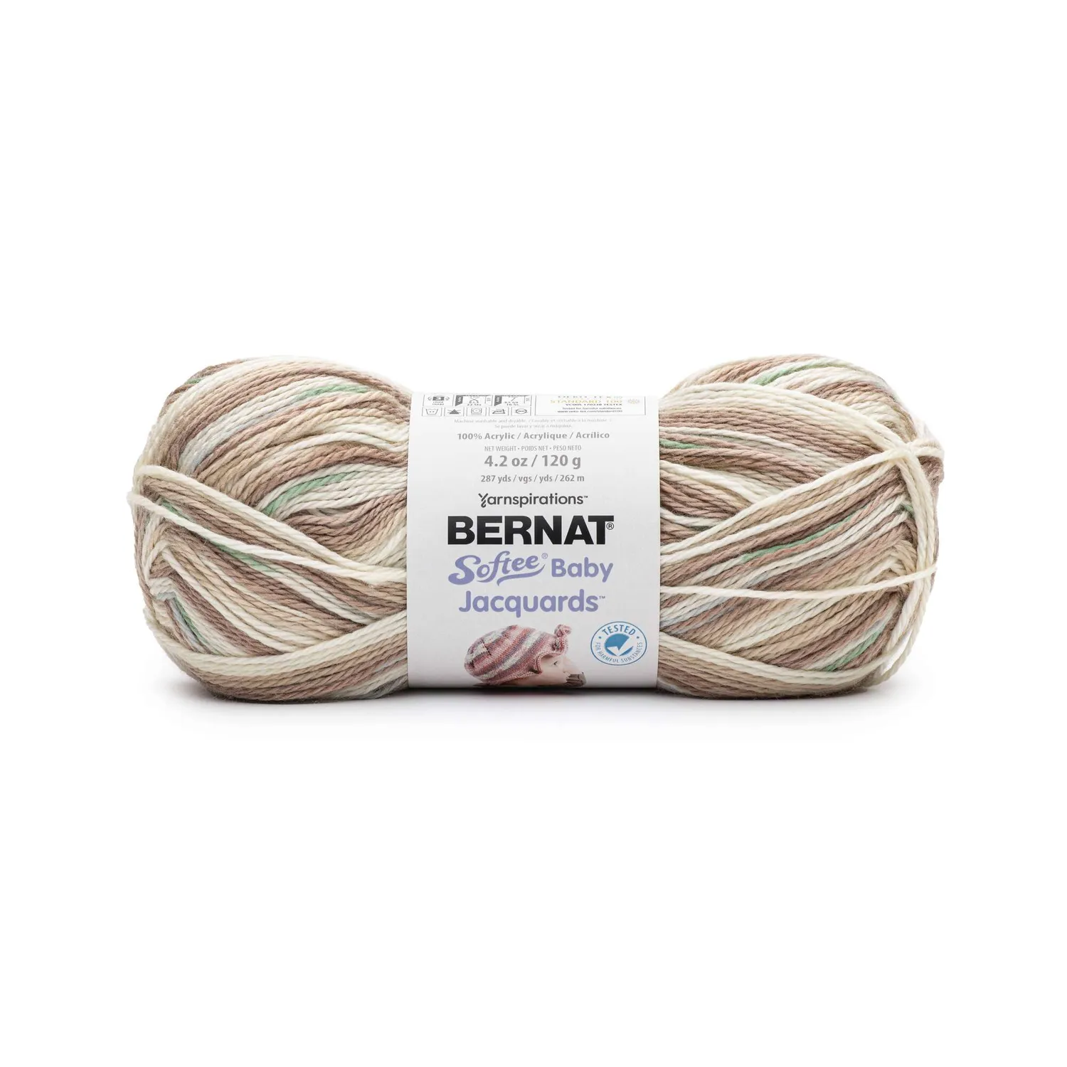 Bernat Softee Baby Jacquards Babywolle Selbstmusternd