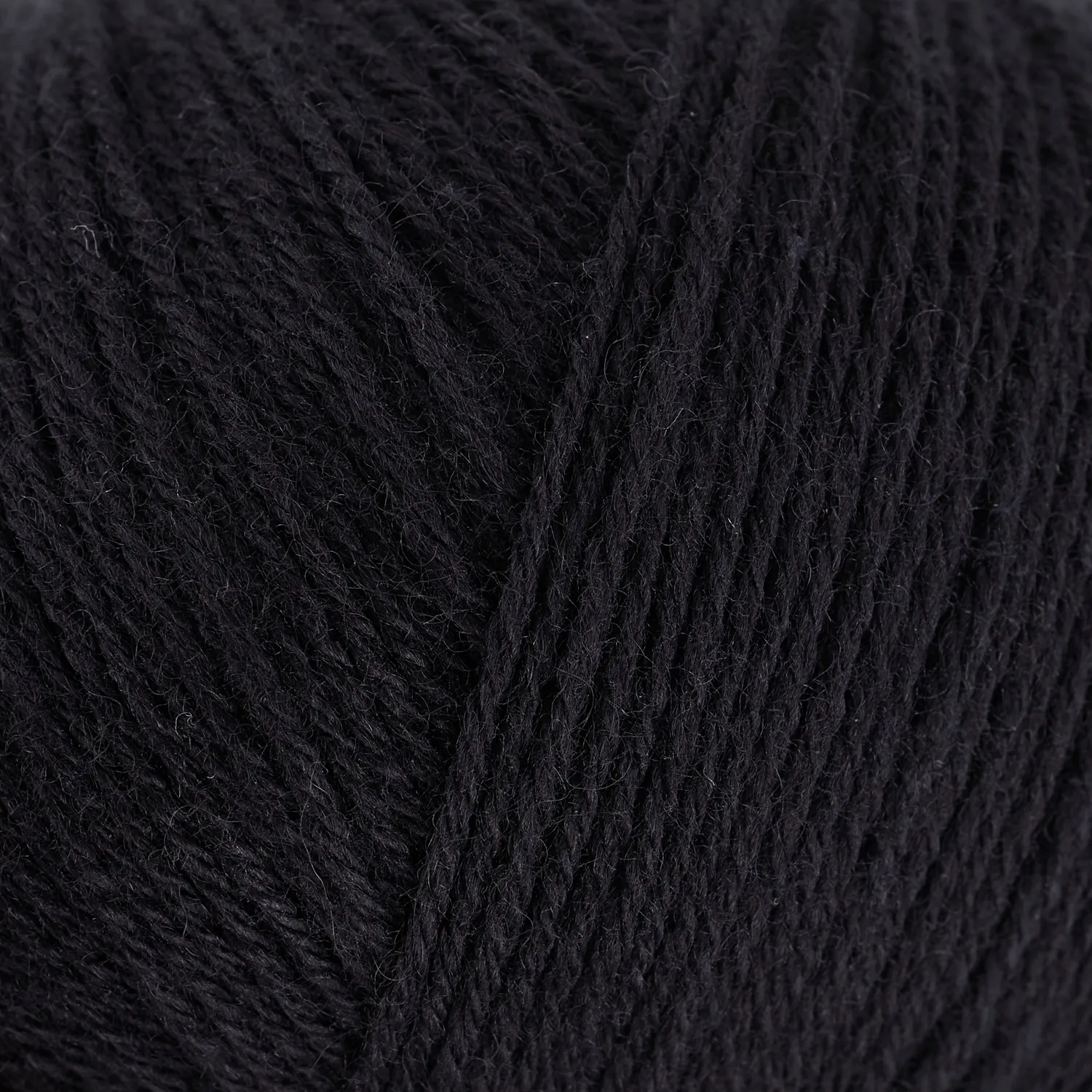 Knitting for Olive Cotton Merino Wolle Licorice schwarz 50g
