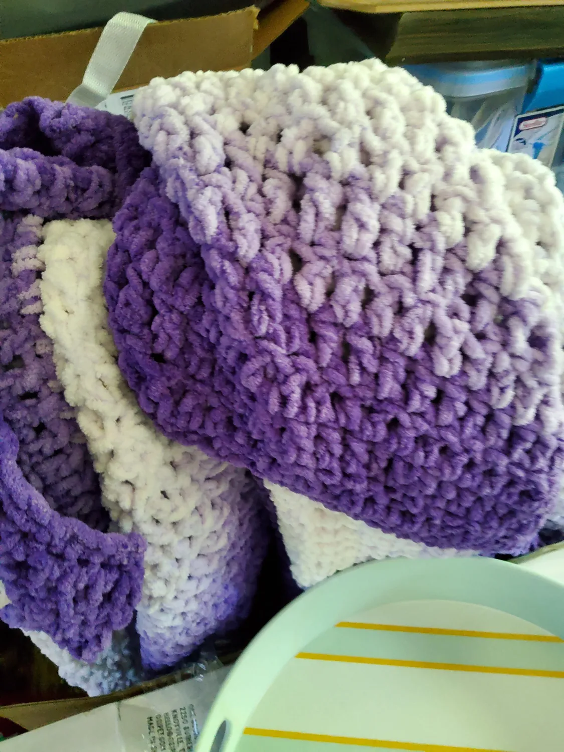Bernat Blanket Perfect Phasing Decken-Garn Bundle Bliss Chenille