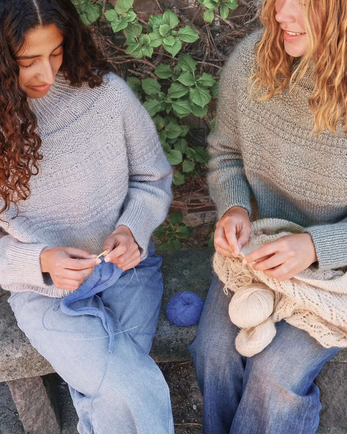 Knitting for Olive Marlin Sweater Strickanleitung Pullover Deutsch Rundpasse
